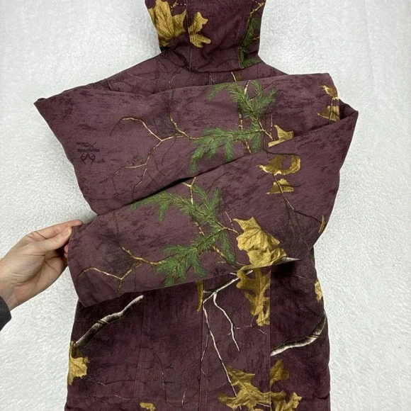 Carhartt Sierra Jacket Sherpa Womens Medium 102309 546 RealTree Camo Purple NWT - Picture 12 of 16